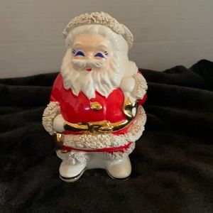Vintage from the 50’s Santa Coin bank. Christmas coin saver.